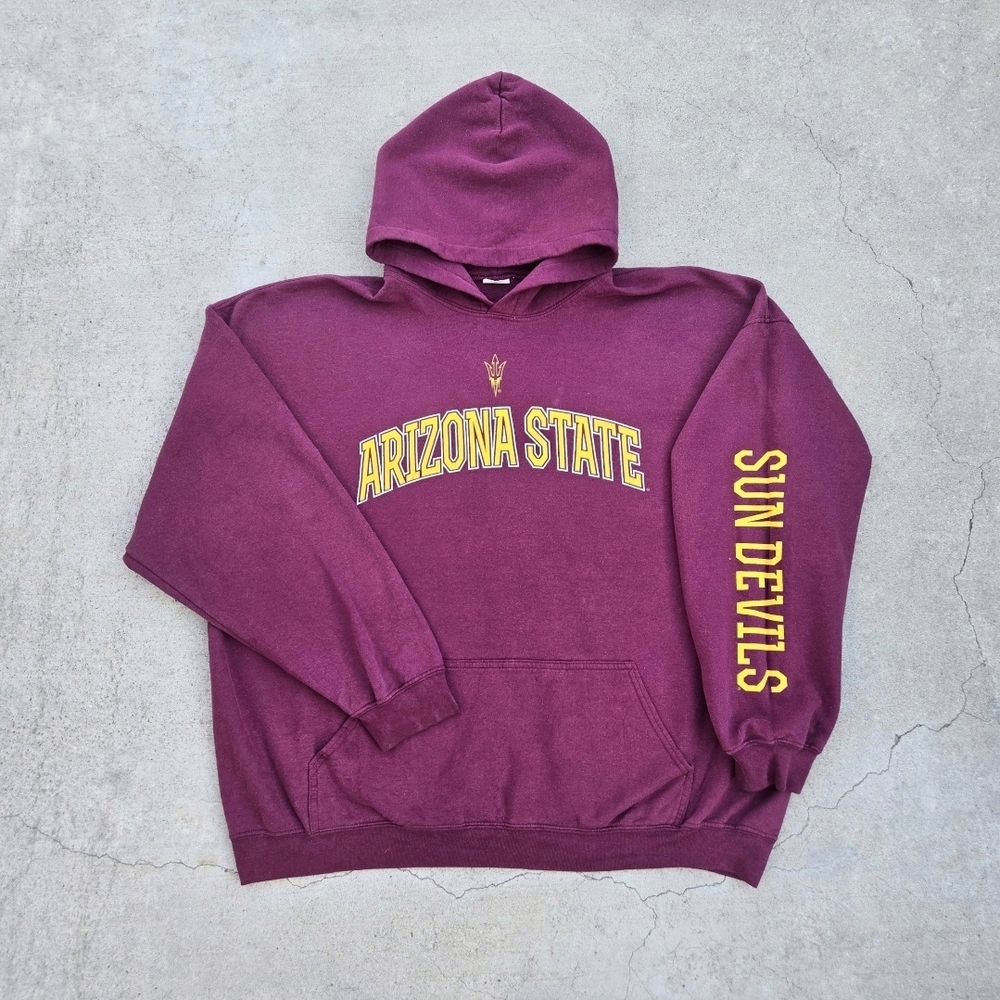 Arizona State Sun Devils Mens Size L Graphic Print University Hoodie